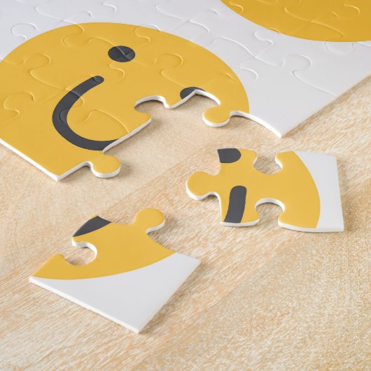 Hand getrokken Gelukkig Emoji Patroon Legpuzzel (Zijkant)
