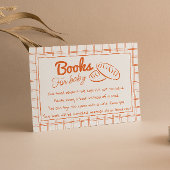 Hand getrokken genderneutraal brood Baby boek aanv Informatiekaartje