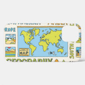 Hand getrokken  Geografie Illustratie Case-Mate iPhone Case (Achterkant (horizontaal))