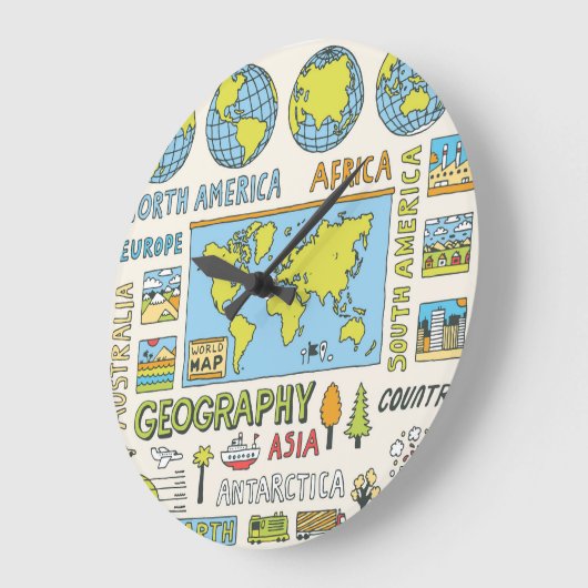 Hand getrokken  Geografie Illustratie Grote Klok (Hoek)