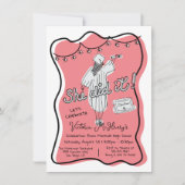 Hand getrokken golvende lijst graduatie partij kaart (Voorkant)