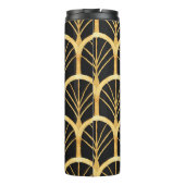 Hand getrokken gouden imitatie Waterverf Thermosbeker (Achterkant)