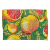 Hand getrokken grapefruits naadloos patroon kussensloop (Voorkant)