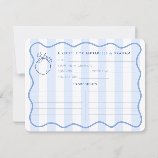 Hand getrokken grens Citrus Vrijgezellenfeest Rece Kaart (Voorkant)