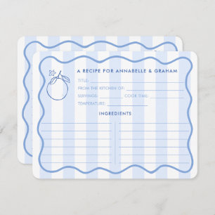 Hand getrokken grens Citrus Vrijgezellenfeest Rece Kaart