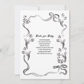 Hand getrokken grillige boeken voor Baby, Baby sho Kaart (Achterkant)