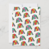 Hand getrokken grillige Down & Derby Party Kaart (Achterkant)