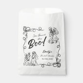 Hand getrokken grillige Halloween Vrijgezellenfees Bedankzakje (Voorkant)