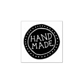 Hand getrokken grillige handgemaakt rubberstempel (Afrduk)