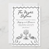 Hand getrokken grillige handgeschreven repetitie d kaart (Voorkant)