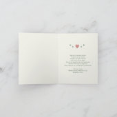 Hand getrokken grillige kerst boog Doodle foto Feestdagen Kaart (Binnen)