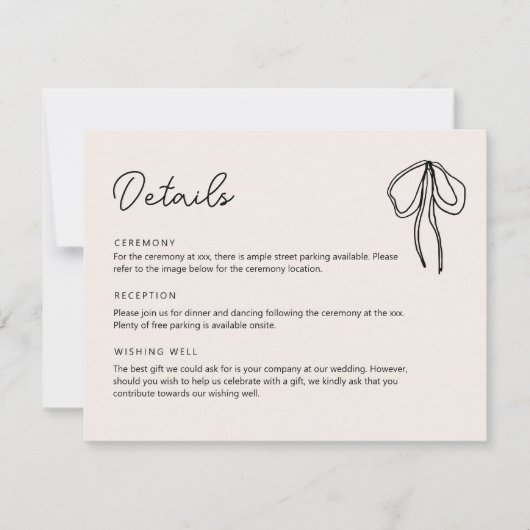 Hand getrokken grillige lint Details behuizing Kaa Kaart (Voorkant)