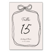 Hand getrokken grillige lint rand kaart (Voorkant)