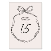 Hand getrokken grillige lint rand kaart (Achterkant)