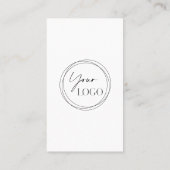 Hand getrokken grillige Logo Social Media QR Code Visitekaartje (Achterkant)