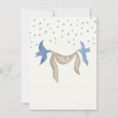 Hand getrokken grillige repetitie diner cupido's kaart (Achterkant)