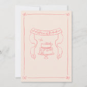 Hand getrokken grillige vlinder thema Vrijgezellen Kaart (Voorkant)