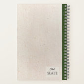 Hand getrokken groeiende citroenen gepersonaliseer notitieboek (Achterkant)