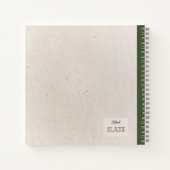 Hand getrokken groeiende citroenen samenstelling g notitieboek (Achterkant)