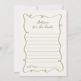 Hand getrokken groen Lijst advies Kaart