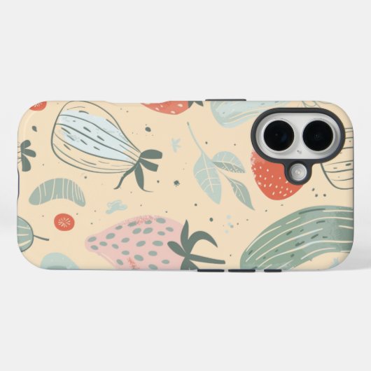 Hand getrokken Groenten Case-Mate iPhone Case (Achterkant (horizontaal))