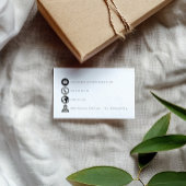 Hand getrokken hart dank u behuizing kaart