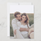 Hand getrokken hart foto save the date (Achterkant)