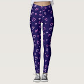 Hand getrokken hart Leggings / broek (Voorkant)