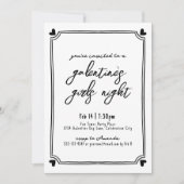 Hand getrokken harten meisjes nacht Valentijnsdag Kaart (Voorkant)