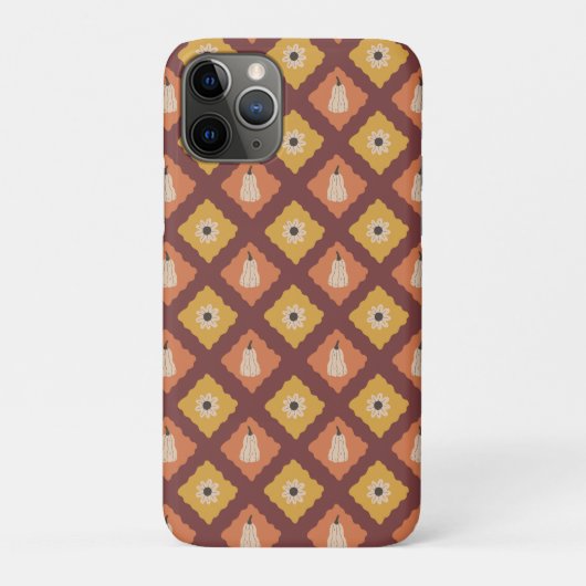Hand getrokken herfst diamant patroon Case-Mate iPhone case (Achterkant)