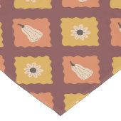 Hand getrokken herfst diamant patroon tafel runner lange tafelloper (Hoek)