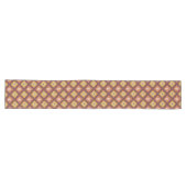 Hand getrokken herfst diamant patroon tafel runner lange tafelloper (Horizontaal)