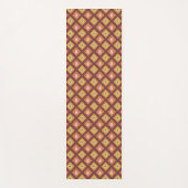 Hand getrokken herfst diamant patroon yoga mat (Voorkant)