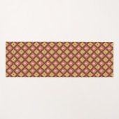 Hand getrokken herfst diamant patroon yoga mat (Voorkant (horizontaal))