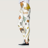 Hand getrokken Herfst: kleurrijke set Leggings (Links)