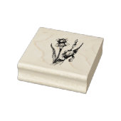 Hand getrokken Iris Bloem, originele beeldende kun Rubberstempel (Stempel)
