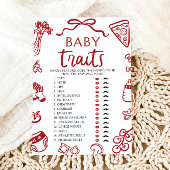 Hand getrokken Italiaans Baby eigenschappen Baby s Kaart