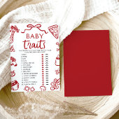 Hand getrokken Italiaans Baby eigenschappen Baby s Kaart