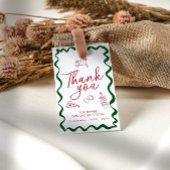 Hand getrokken Italiaans Pizza Vrijgezellenfeest D Bedankjes Labels