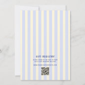 Hand getrokken Italiaans voedsel gestreept Vrijgez Kaart (Achterkant)