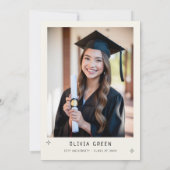 Hand getrokken juichen voor het Afstudeerder Afstu Kaart (Achterkant)