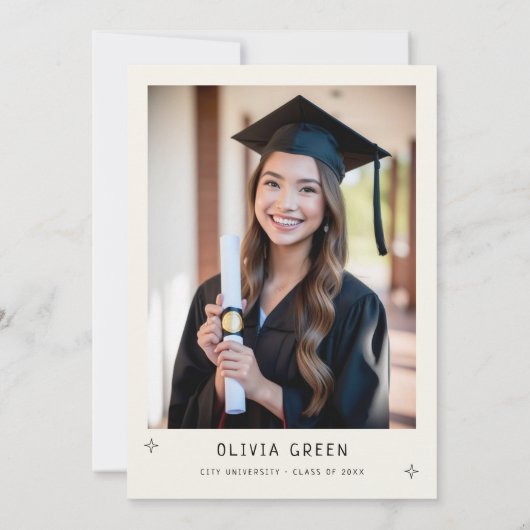 Hand getrokken juichen voor het Afstudeerder Afstu Kaart (Achterkant)