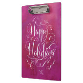 Hand getrokken kalligrafie Waterverf Xmas Klembord (Links)