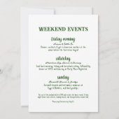 Hand getrokken kamp vrijgezellenfeest kaart (Achterkant)