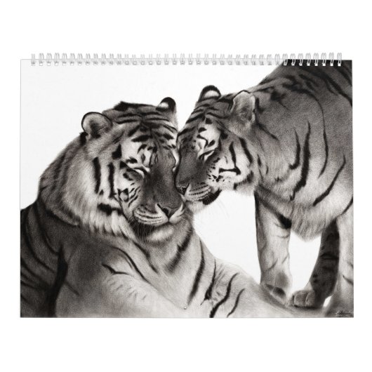 Hand getrokken katten wilde en binnenlandse katach kalender (Hoes)