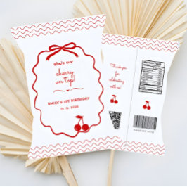 Hand getrokken kersen op Top Chip Bag Loot Bag Wra Flyer