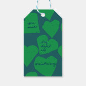 Hand getrokken kerst illustratie cadeaulabel (Voorkant)