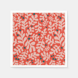 Hand getrokken kerst illustratie servet