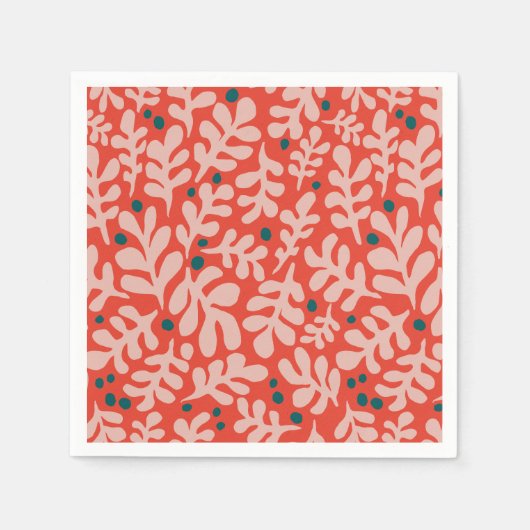 Hand getrokken kerst illustratie servet (Voorkant)