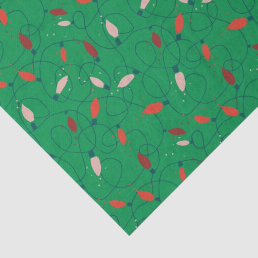 Hand getrokken kerst illustratie tissuepapier (Detail)